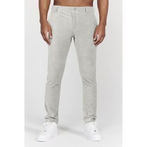 Redvanly Pull-On Corduroy Trouser Collins XXL Inseam 32" Micro Chip Gray Golf